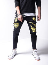 Load image into Gallery viewer, Biohazard Ripped Jeans