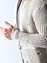 Load image into Gallery viewer, Repaired Cardigan w/ Zippers
